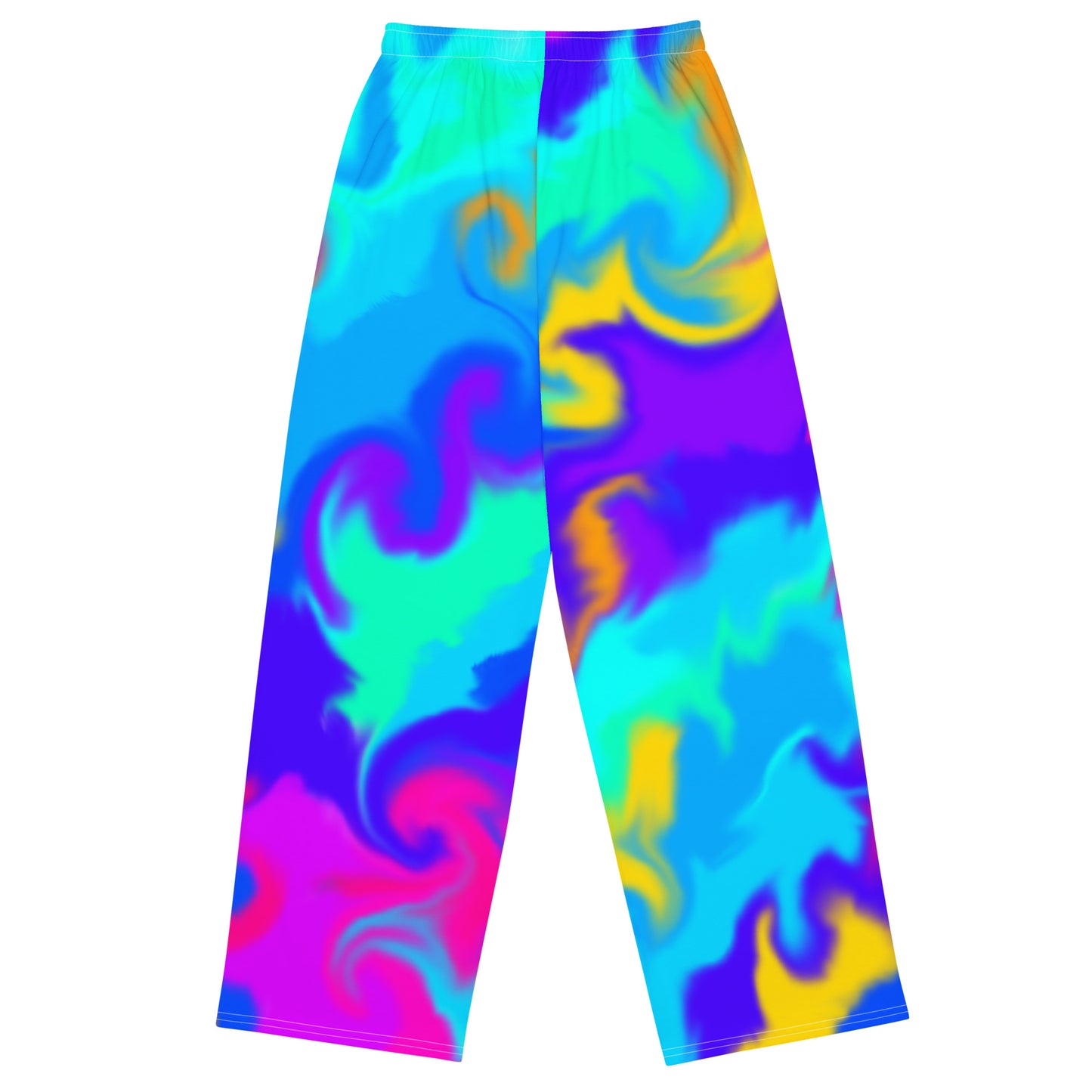 All-over print unisex wide-leg pants