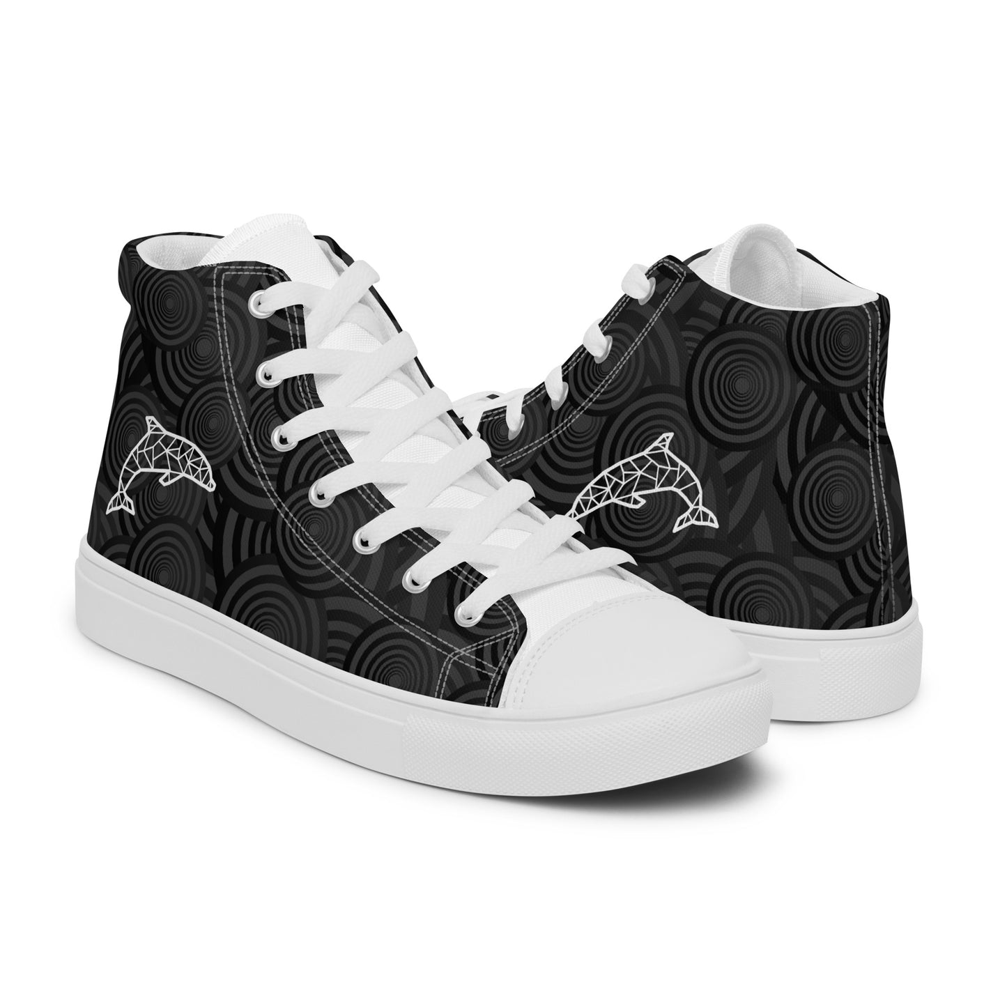 Men’s high top canvas shoes