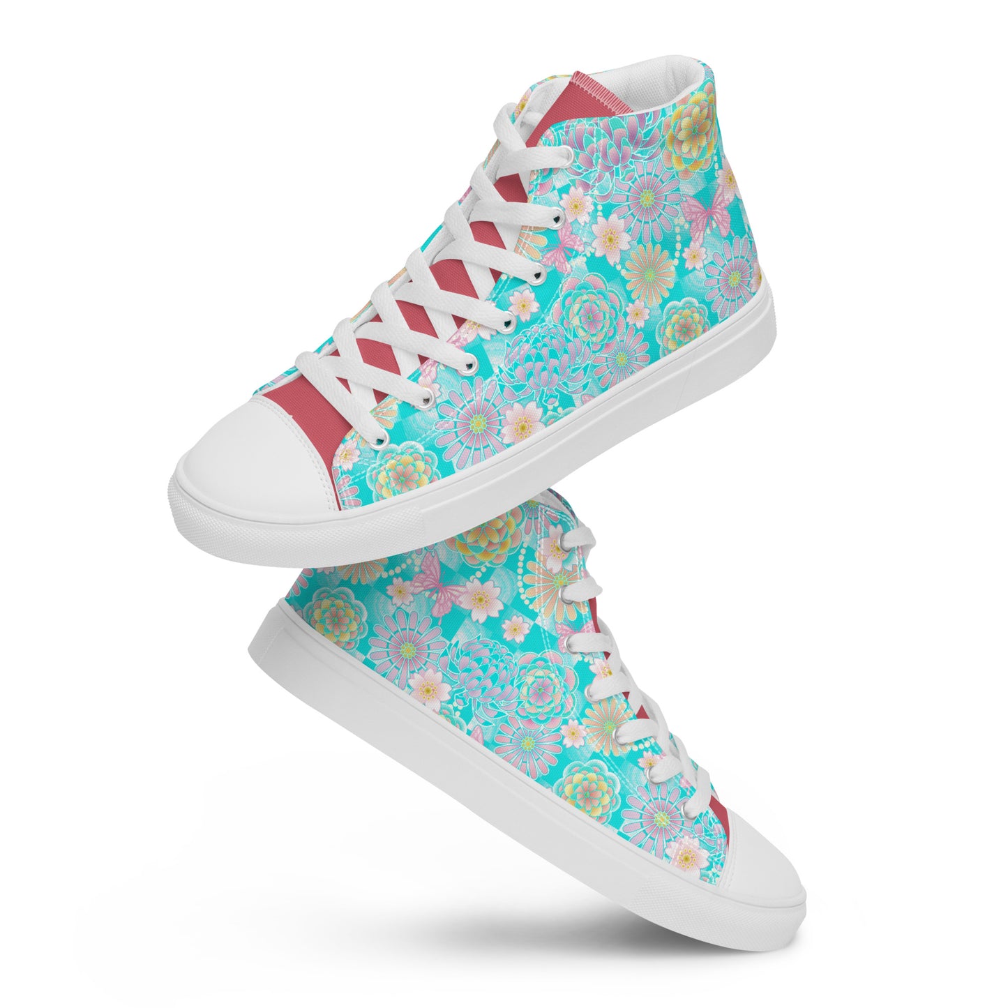 Women’s high top canvas shoes