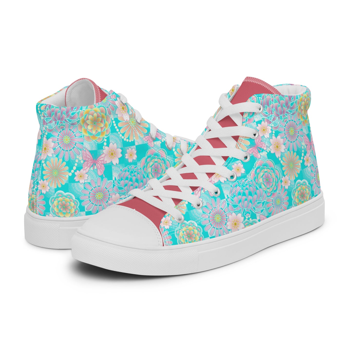 Women’s high top canvas shoes