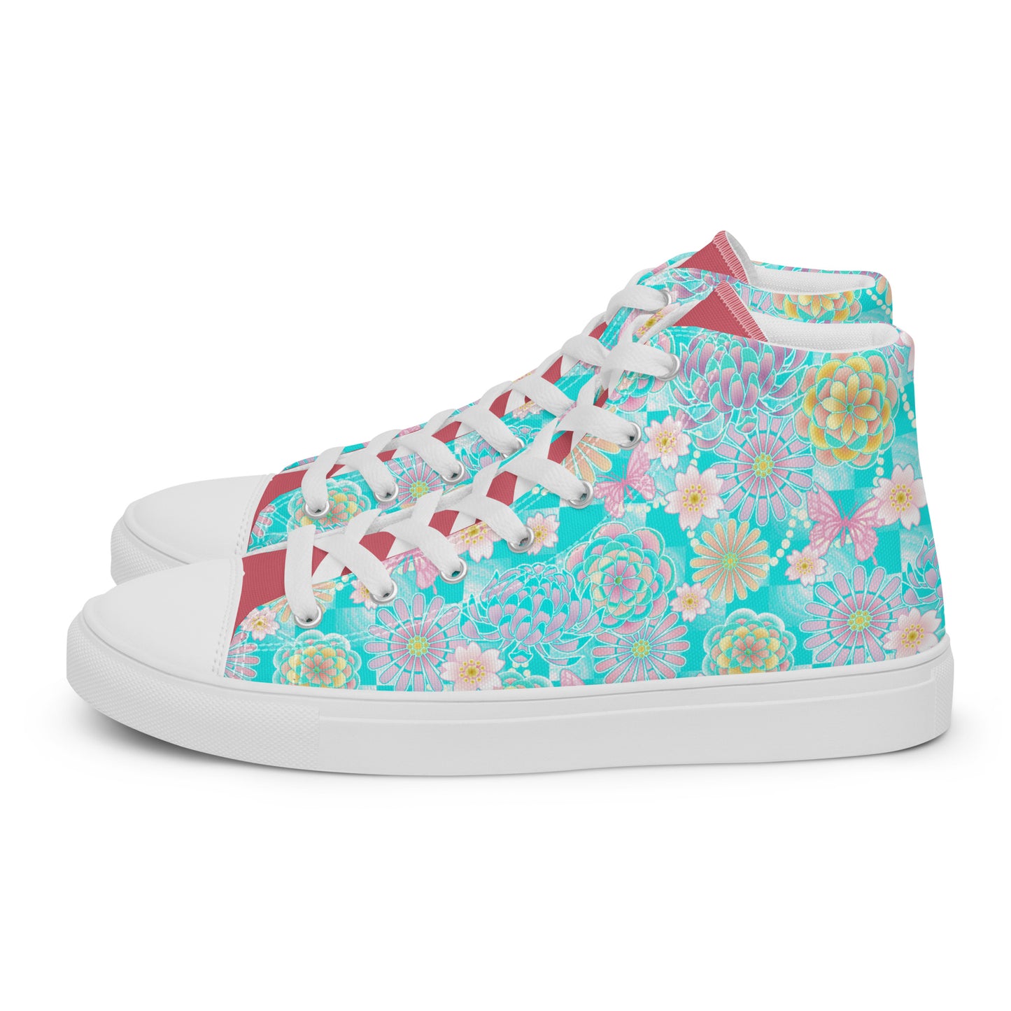 Women’s high top canvas shoes