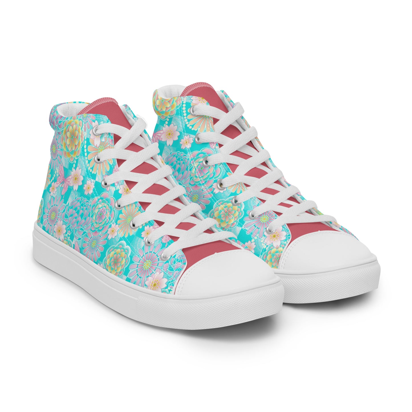 Women’s high top canvas shoes
