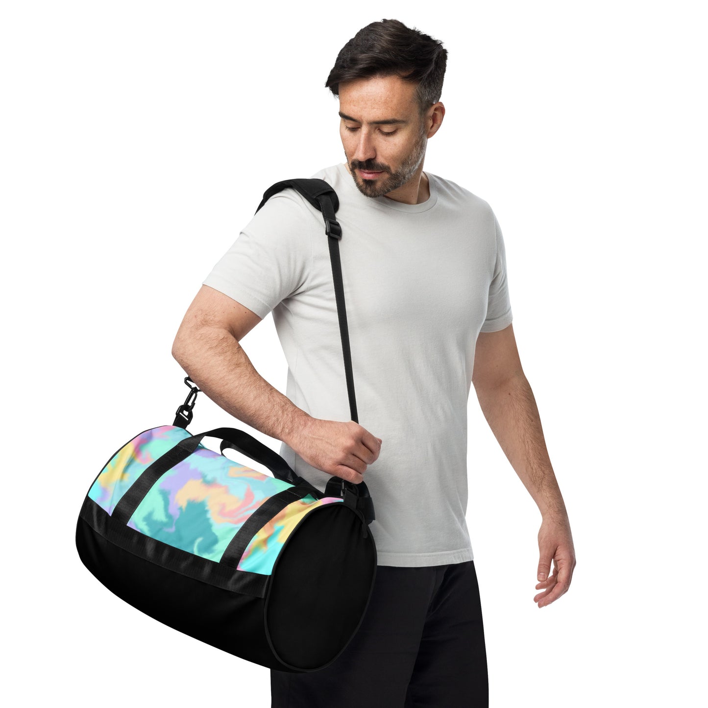 All-over print gym bag