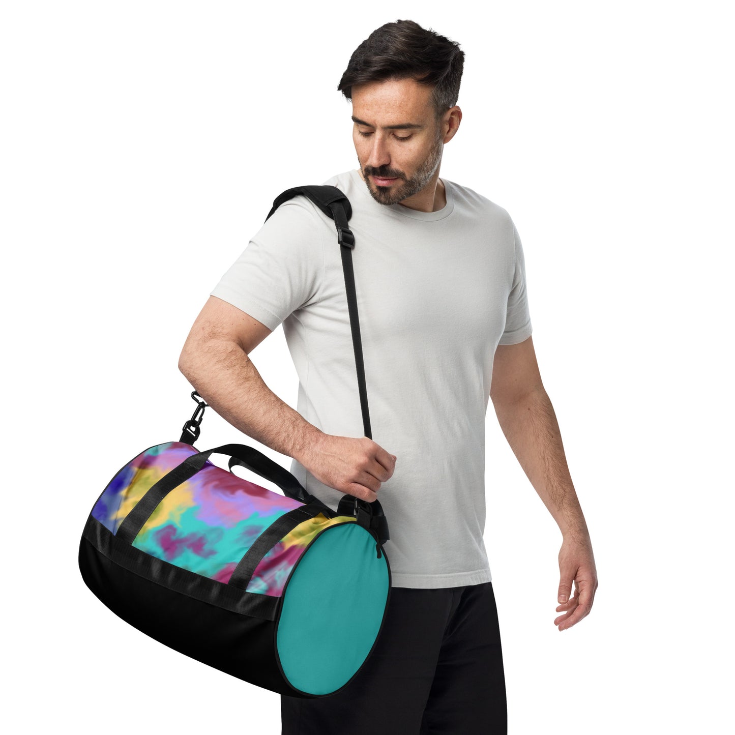 All-over print gym bag