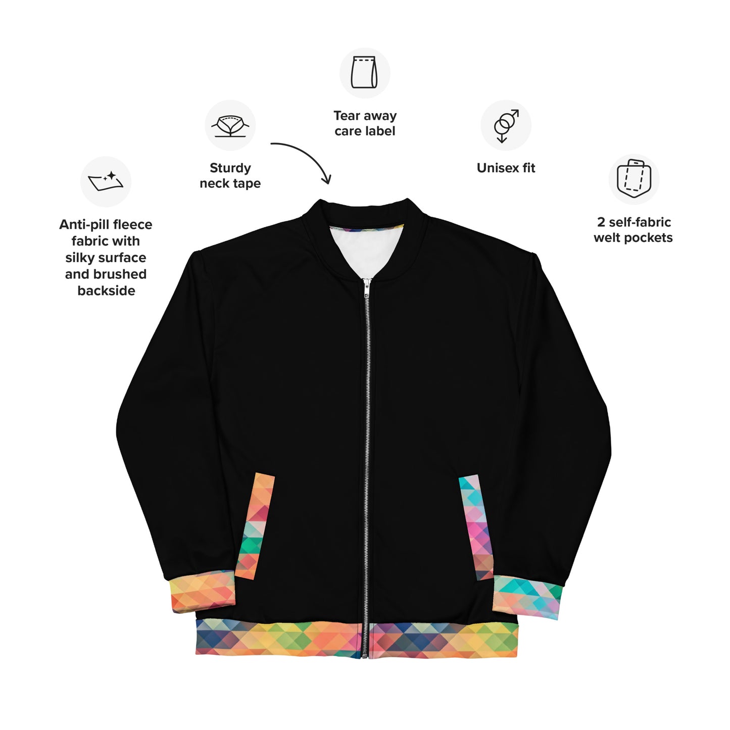 Unisex Bomber Jacket