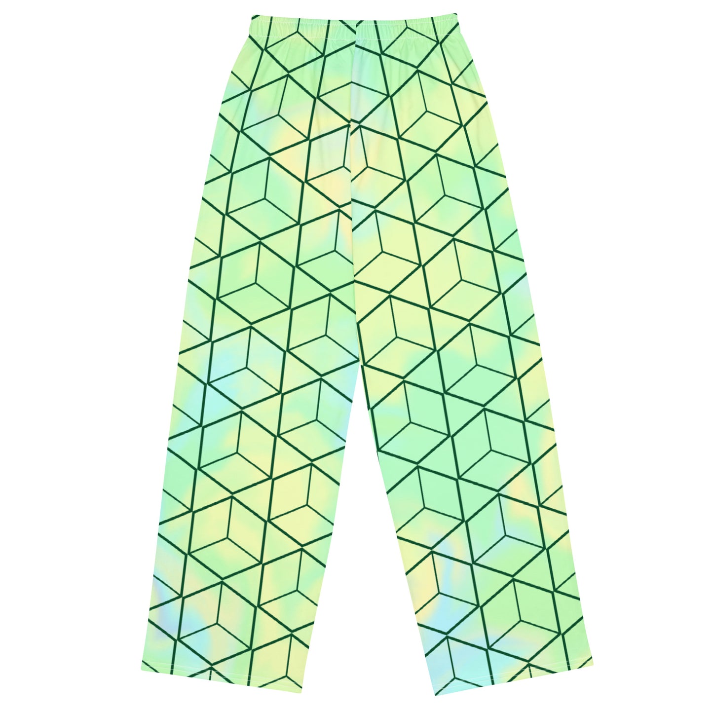 All-over print unisex wide-leg pants