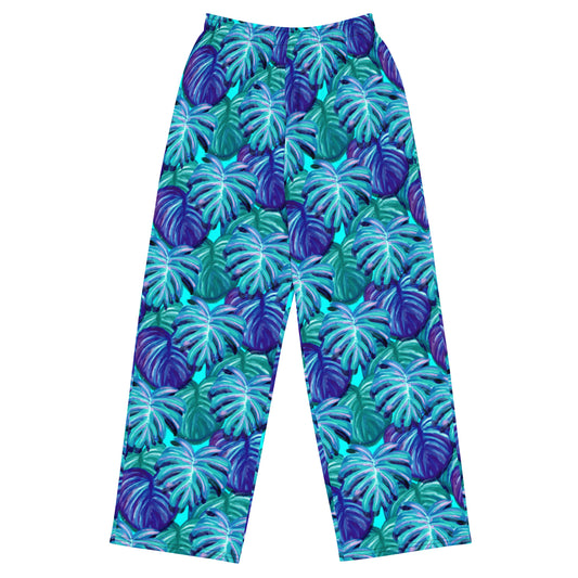 All-over print unisex wide-leg pants