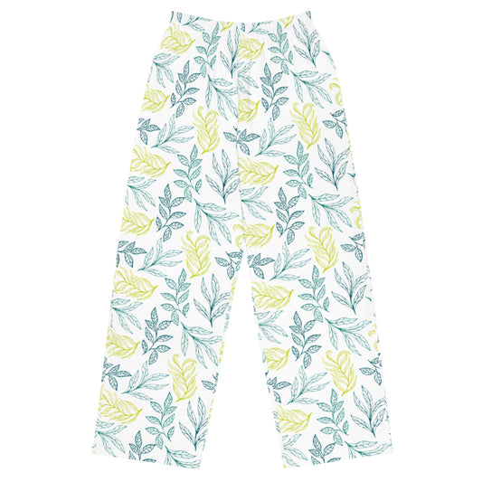 All-over print unisex wide-leg pants