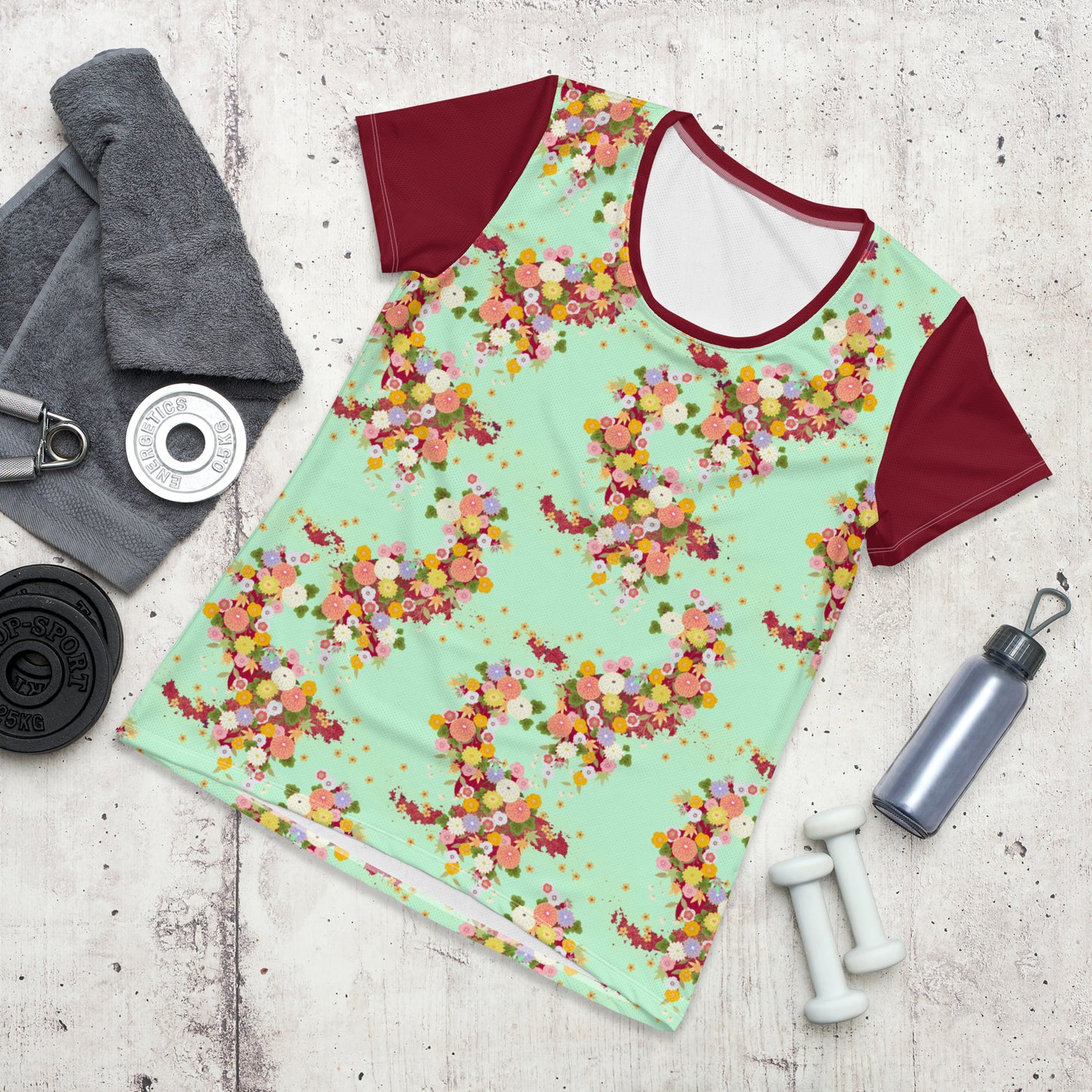 All-Over Print Women's Athletic T-shirt