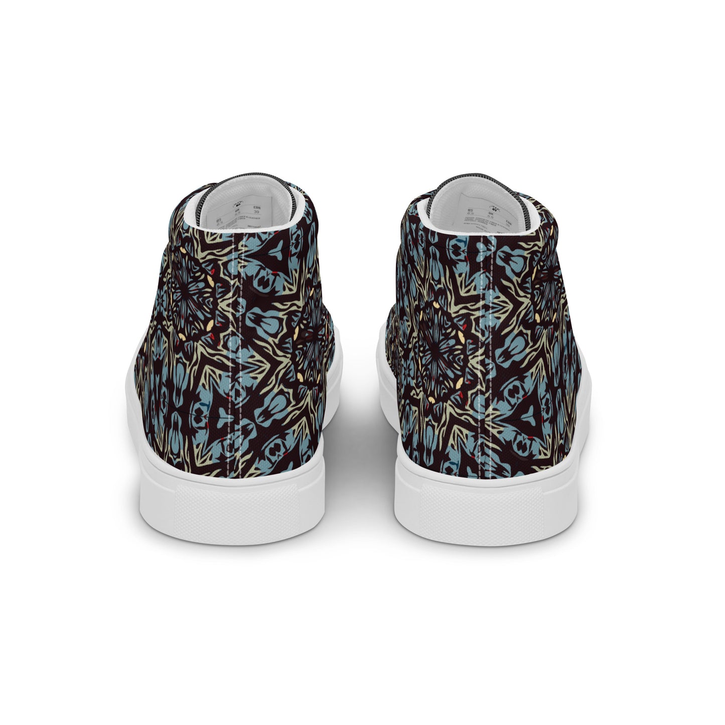 Men’s high top canvas shoes