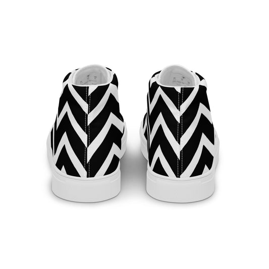 Men’s high top canvas shoes