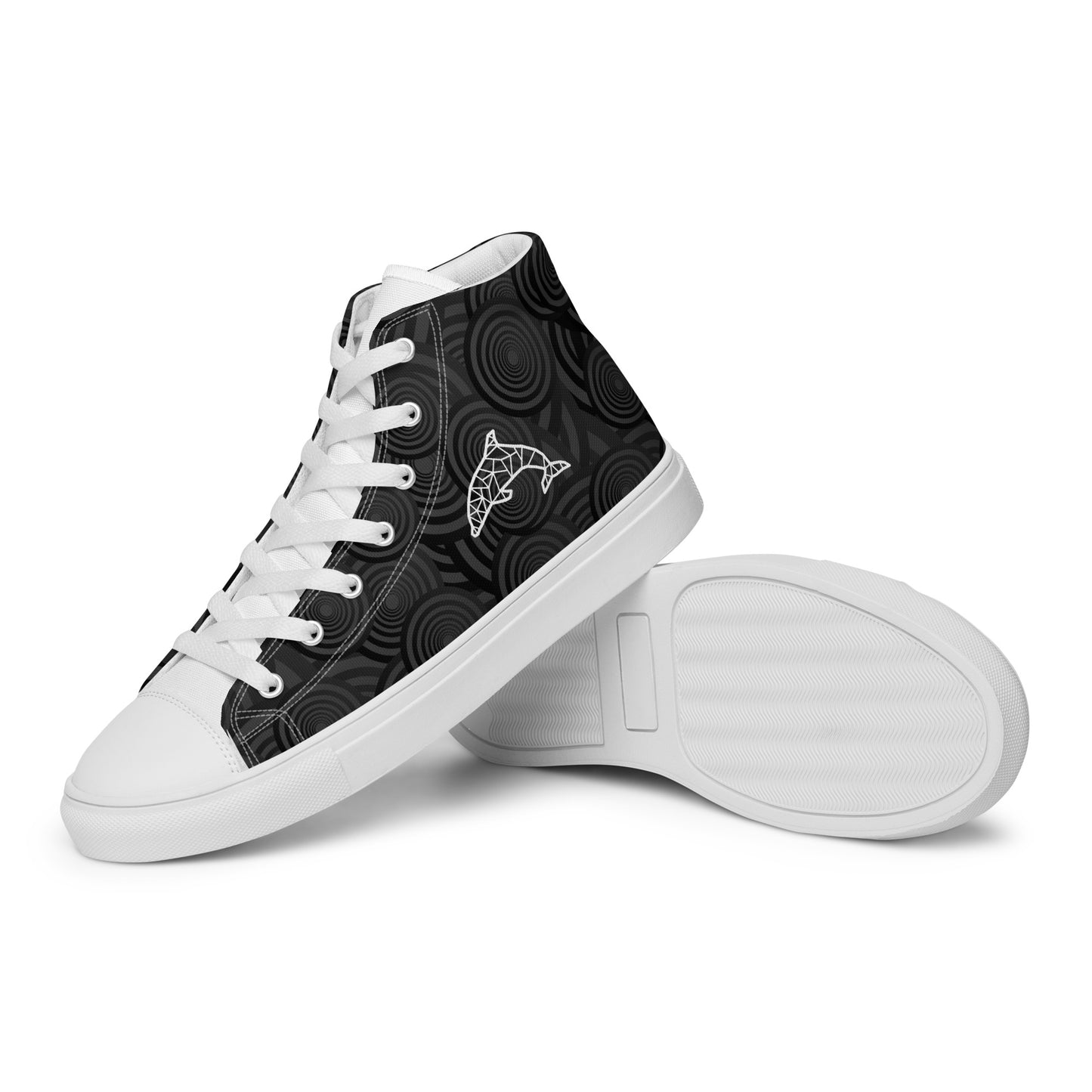 Men’s high top canvas shoes