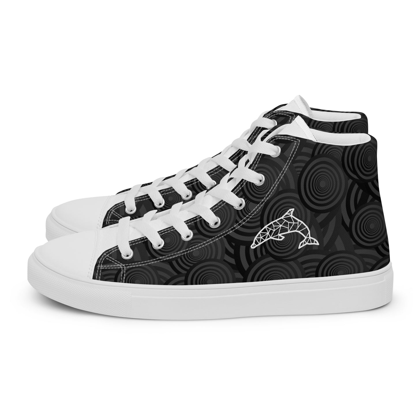 Men’s high top canvas shoes