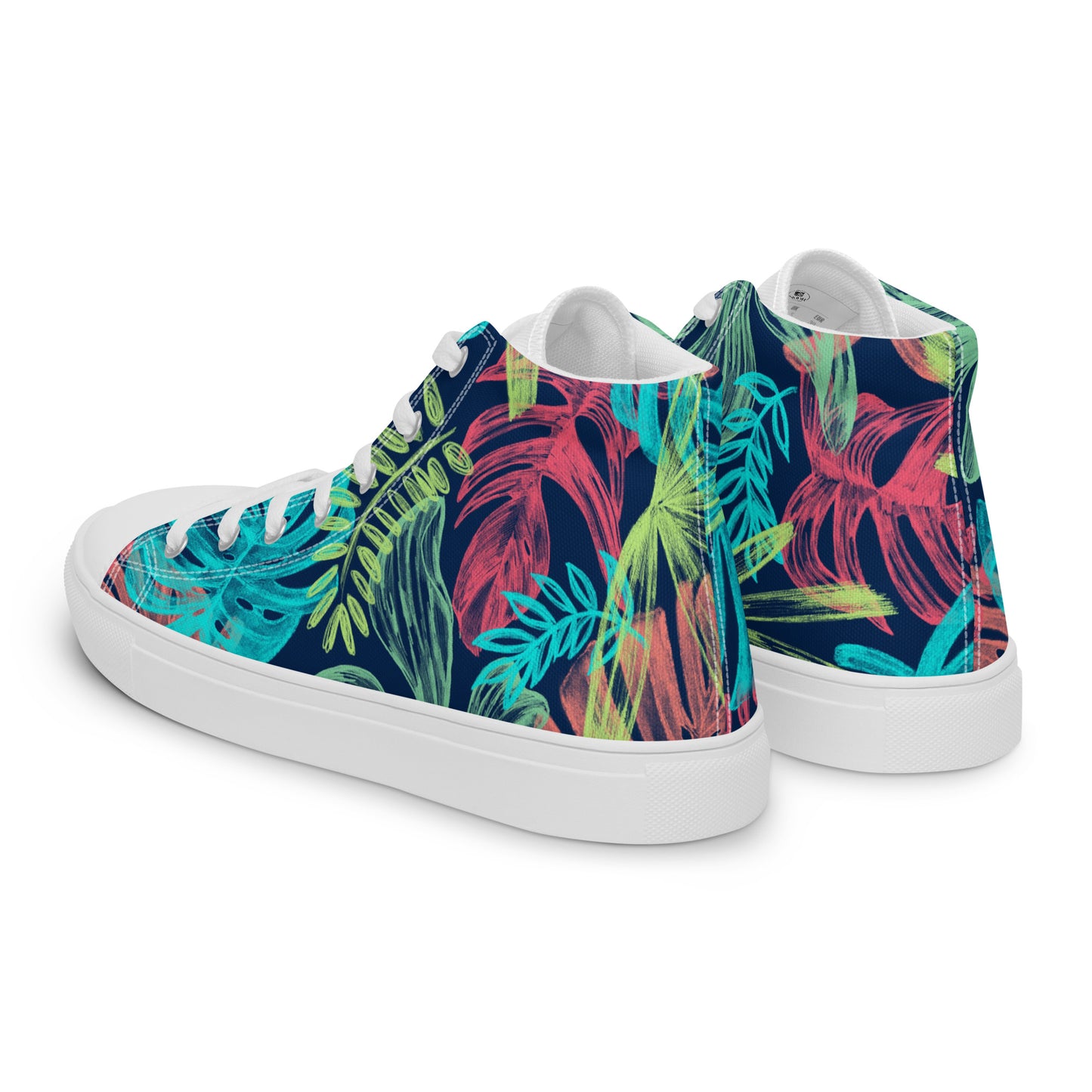 Men’s high top canvas shoes