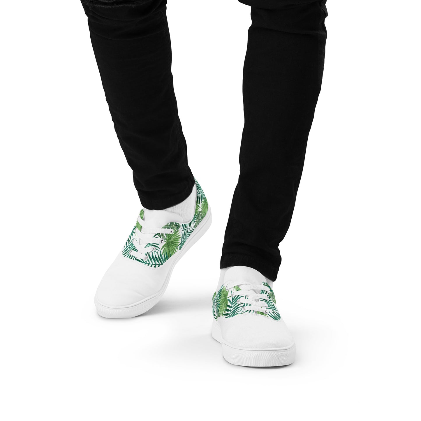 Men’s lace-up canvas shoes