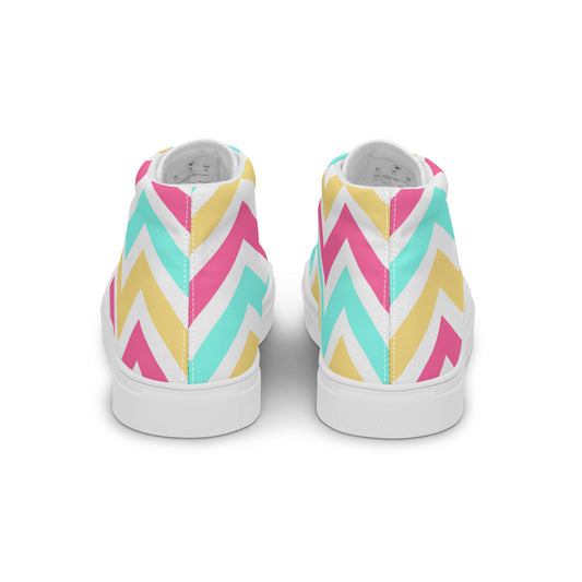 Women’s high top canvas shoes