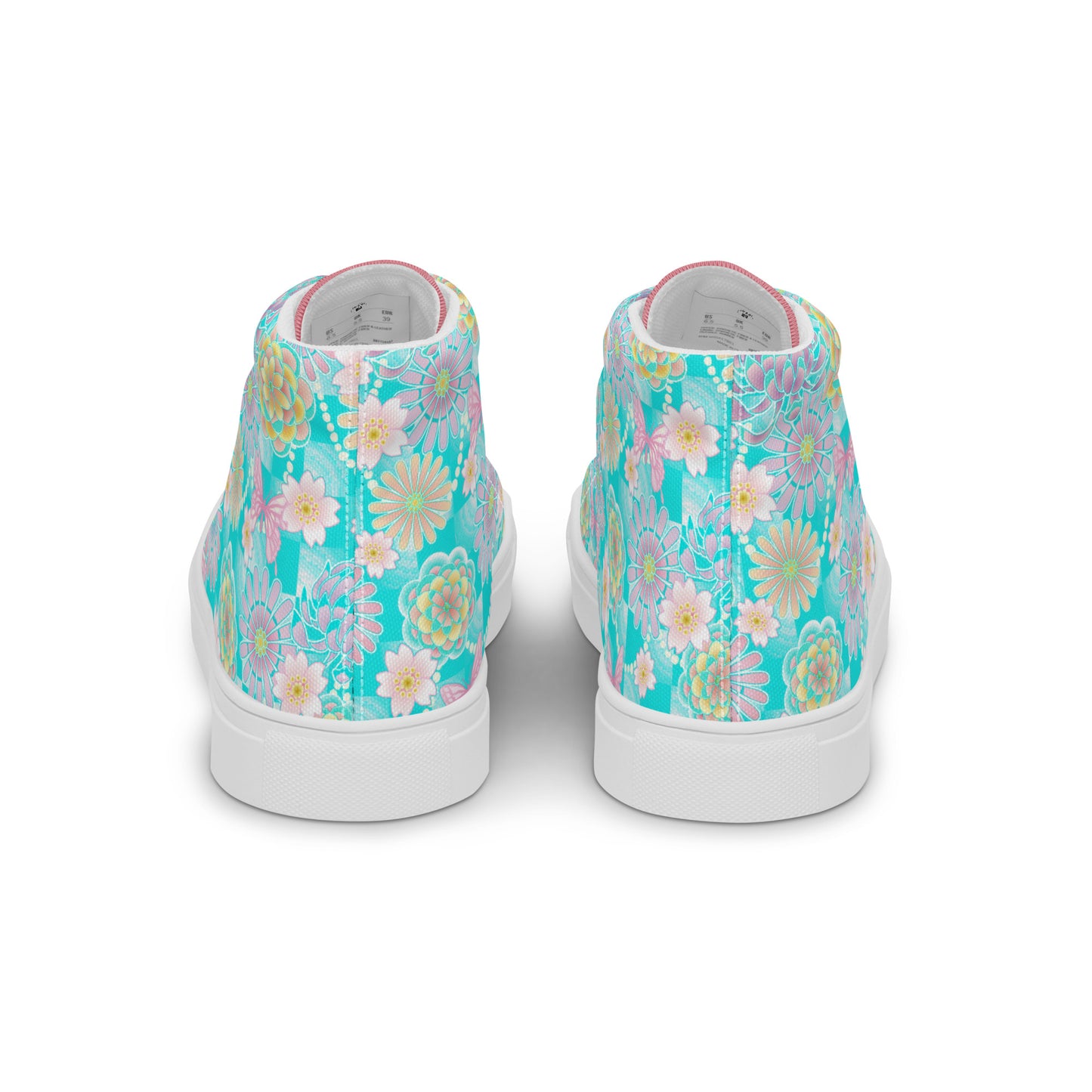 Women’s high top canvas shoes