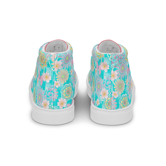 Women’s high top canvas shoes