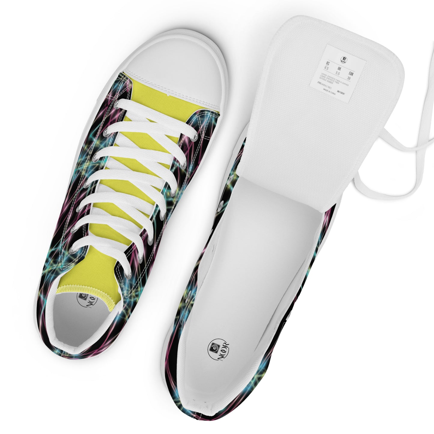 Women’s high top canvas shoes
