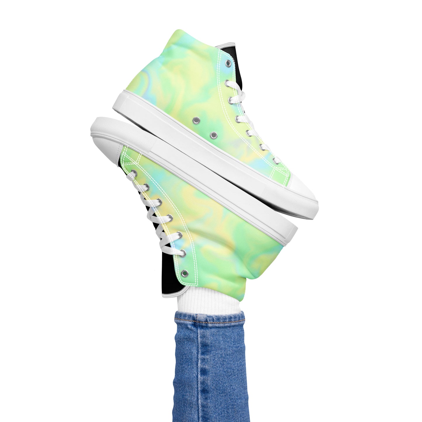 Women’s high top canvas shoes