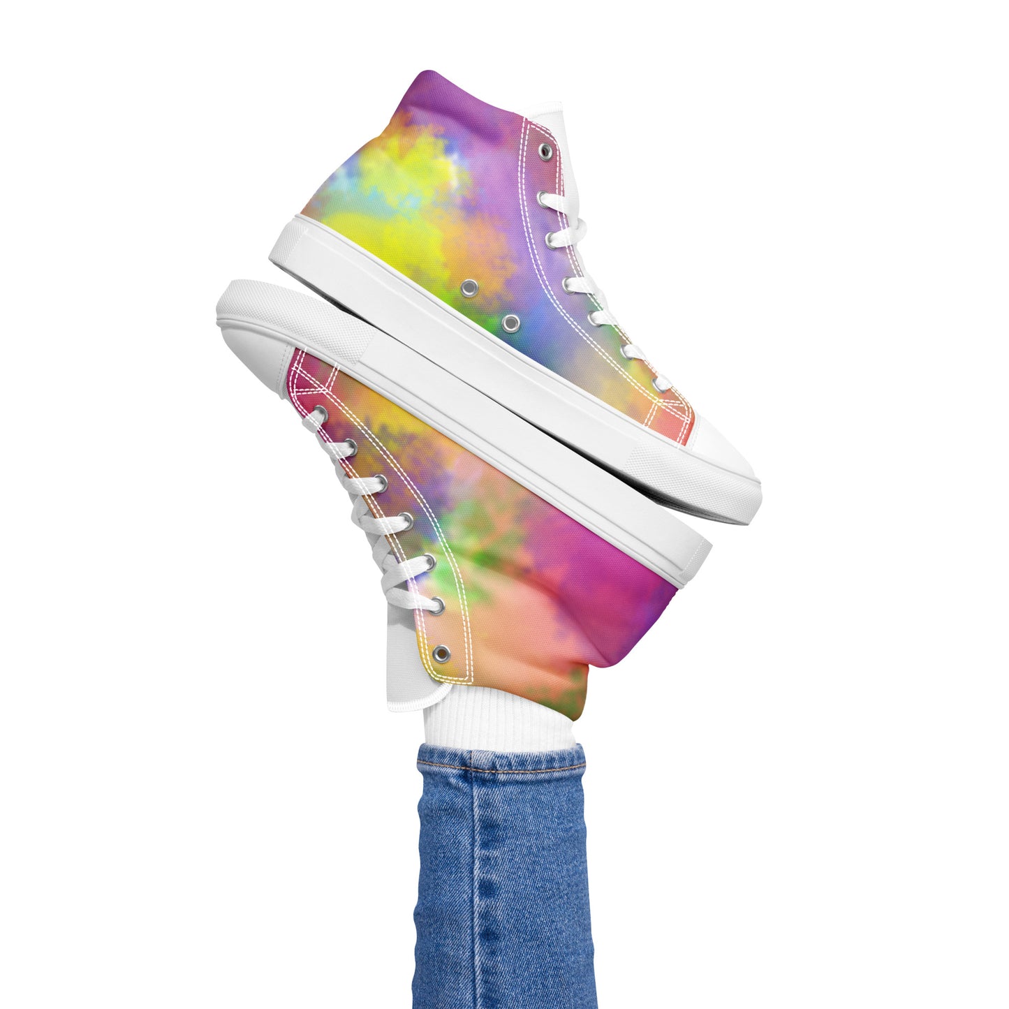 Women’s high top canvas shoes