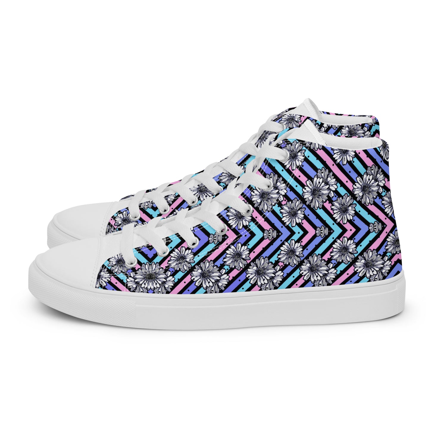 Women’s high top canvas shoes