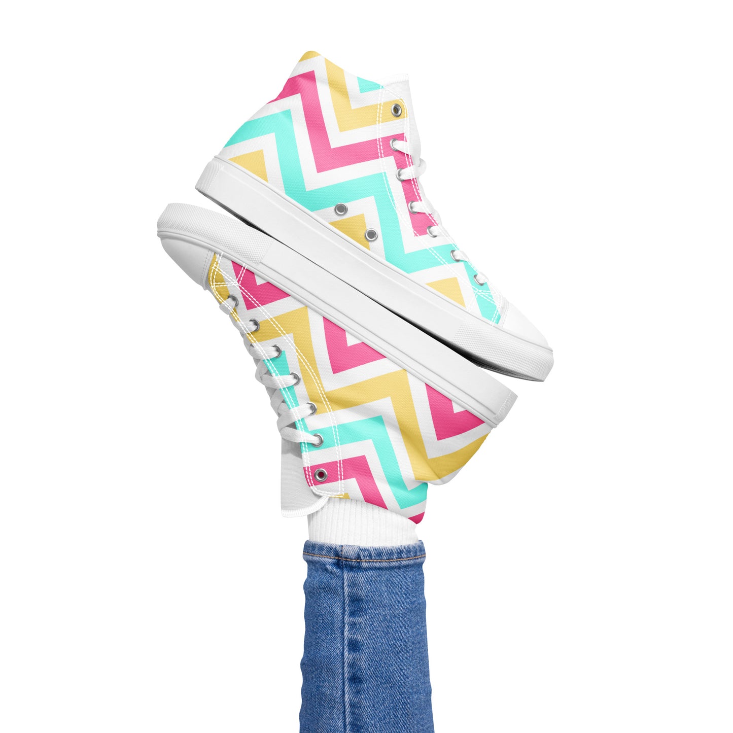 Women’s high top canvas shoes