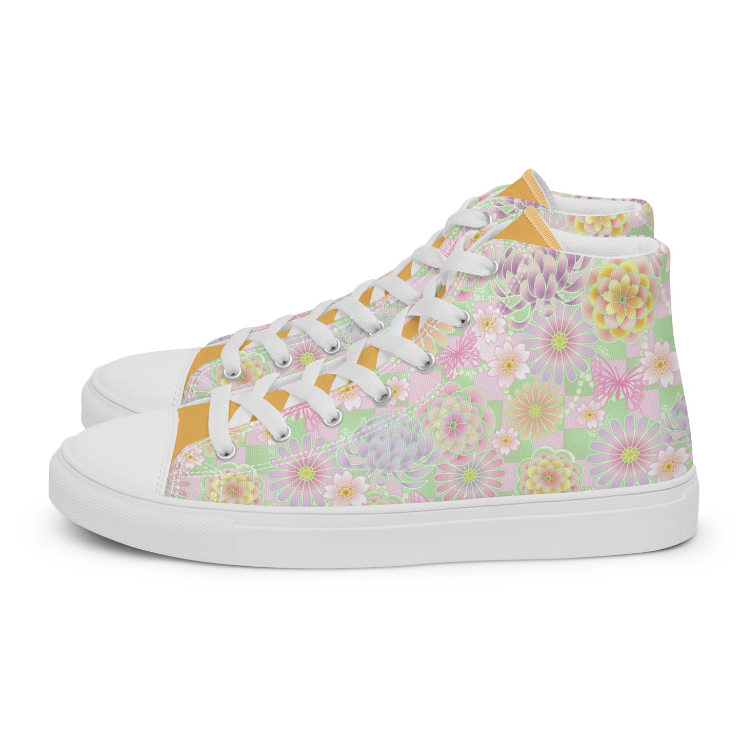 Women’s high top canvas shoes