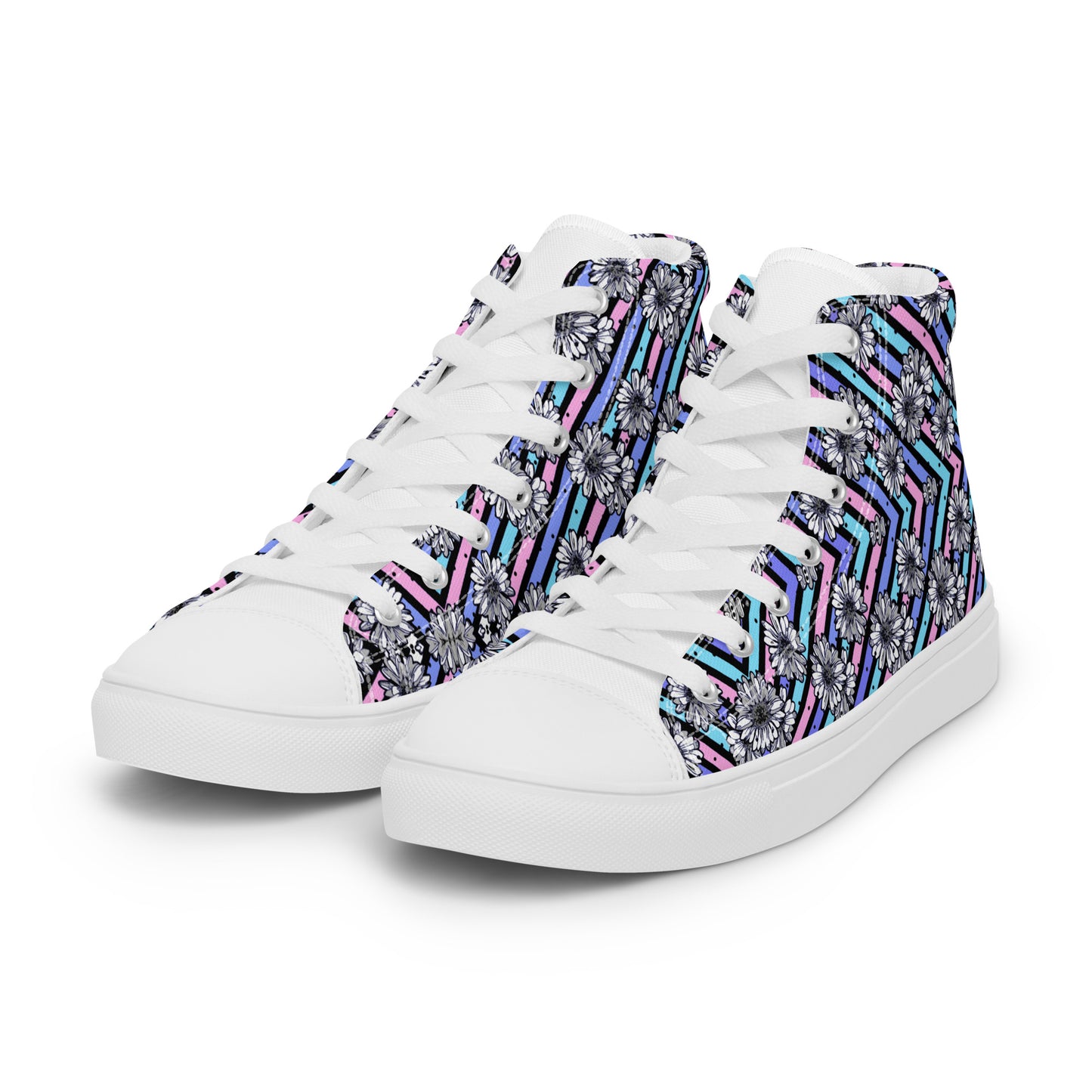 Women’s high top canvas shoes