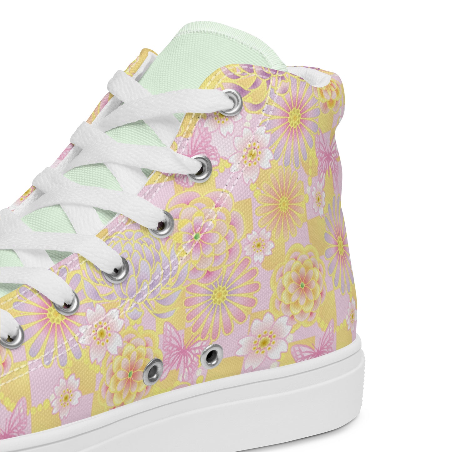 Women’s high top canvas shoes