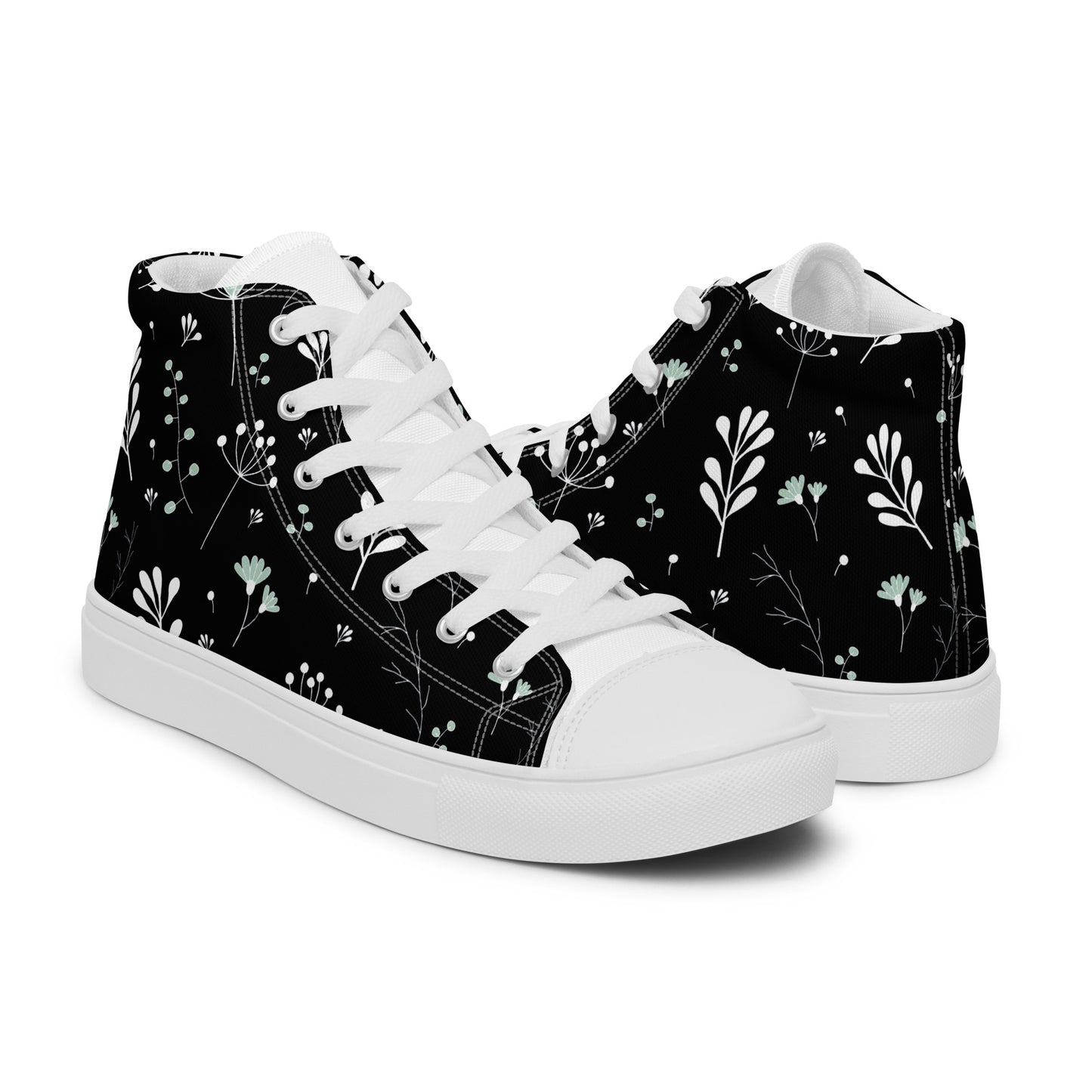 Women’s high top canvas shoes