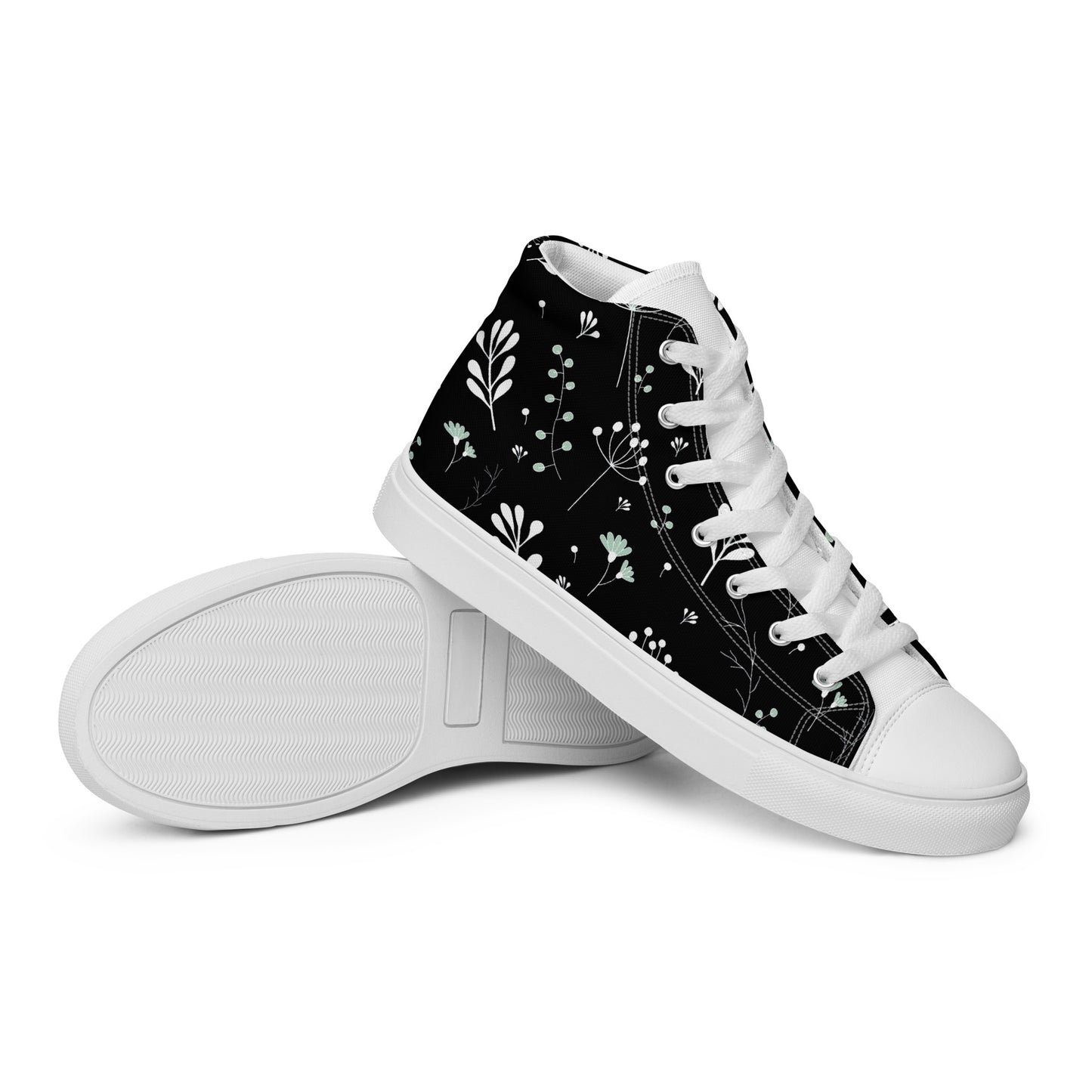 Women’s high top canvas shoes