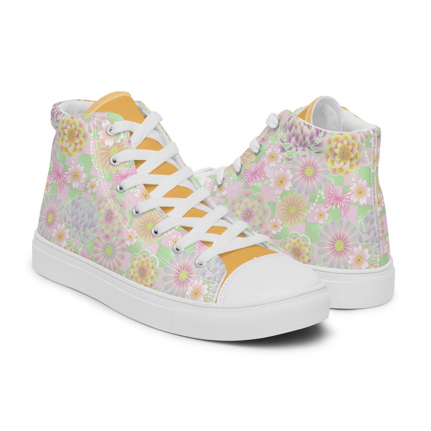 Women’s high top canvas shoes