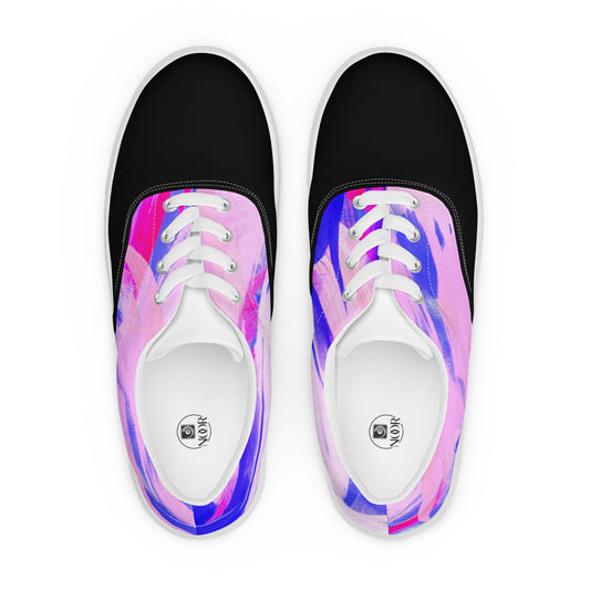 Women’s lace-up canvas shoes