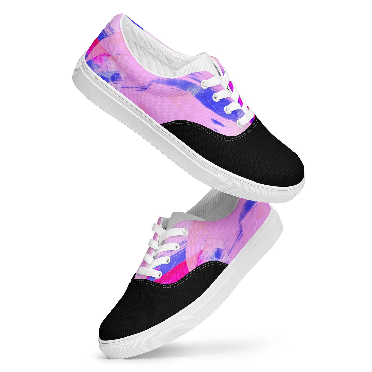 Women’s lace-up canvas shoes