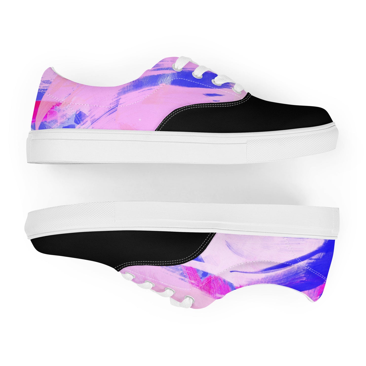 Women’s lace-up canvas shoes