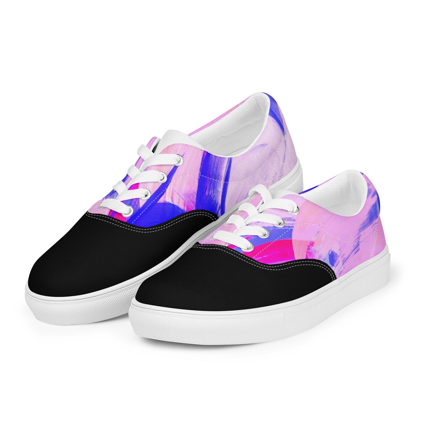 Women’s lace-up canvas shoes
