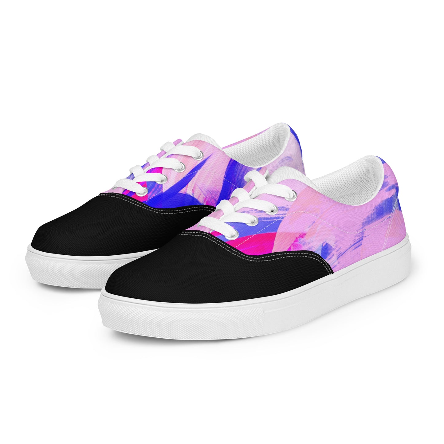 Women’s lace-up canvas shoes
