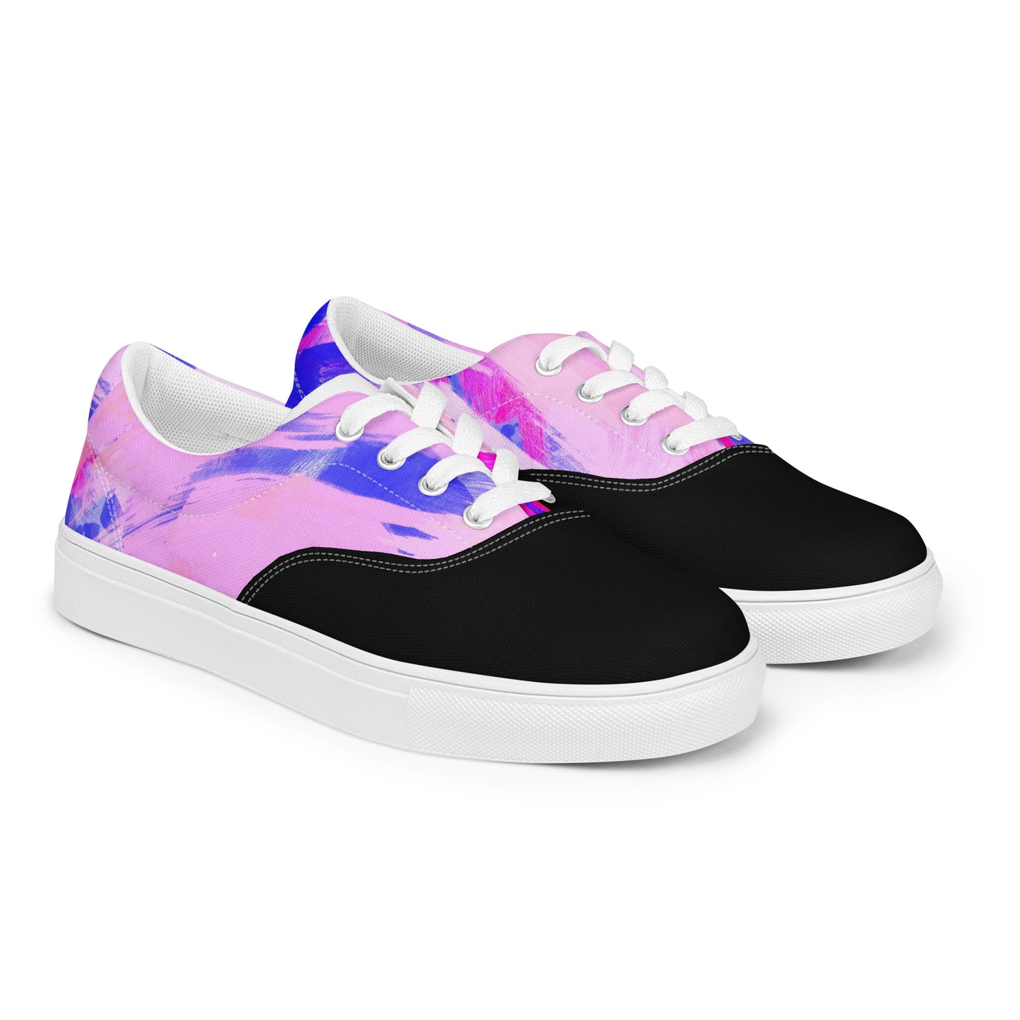 Women’s lace-up canvas shoes